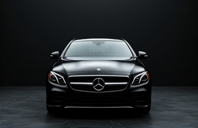 Mercedes-Benz E-Class black chauffeur vehicle