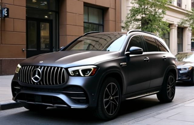Mercedes EQS SUV black chauffeur vehicle