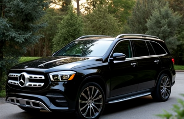 Mercedes EQV black chauffeur vehicle